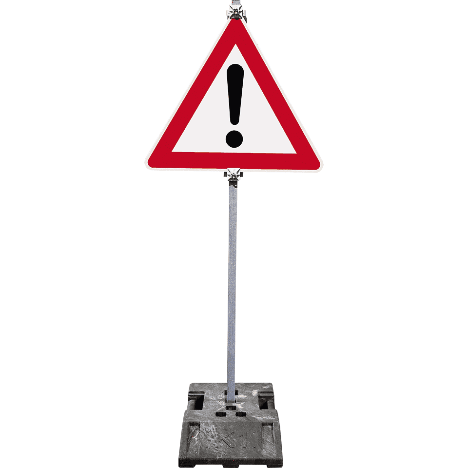 Straßenschild Blaas • Baustellensicherung bei Blaas