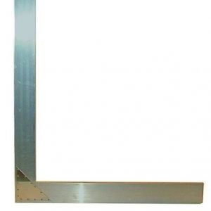 Produktbild von DEWEPRO Premium Aluminium Bauwinkel 90° – 150 X 80 Cm, Extra Stabil Mit Strebe, Für Maurer & Heimwerker, Inkl. Wasserwaage